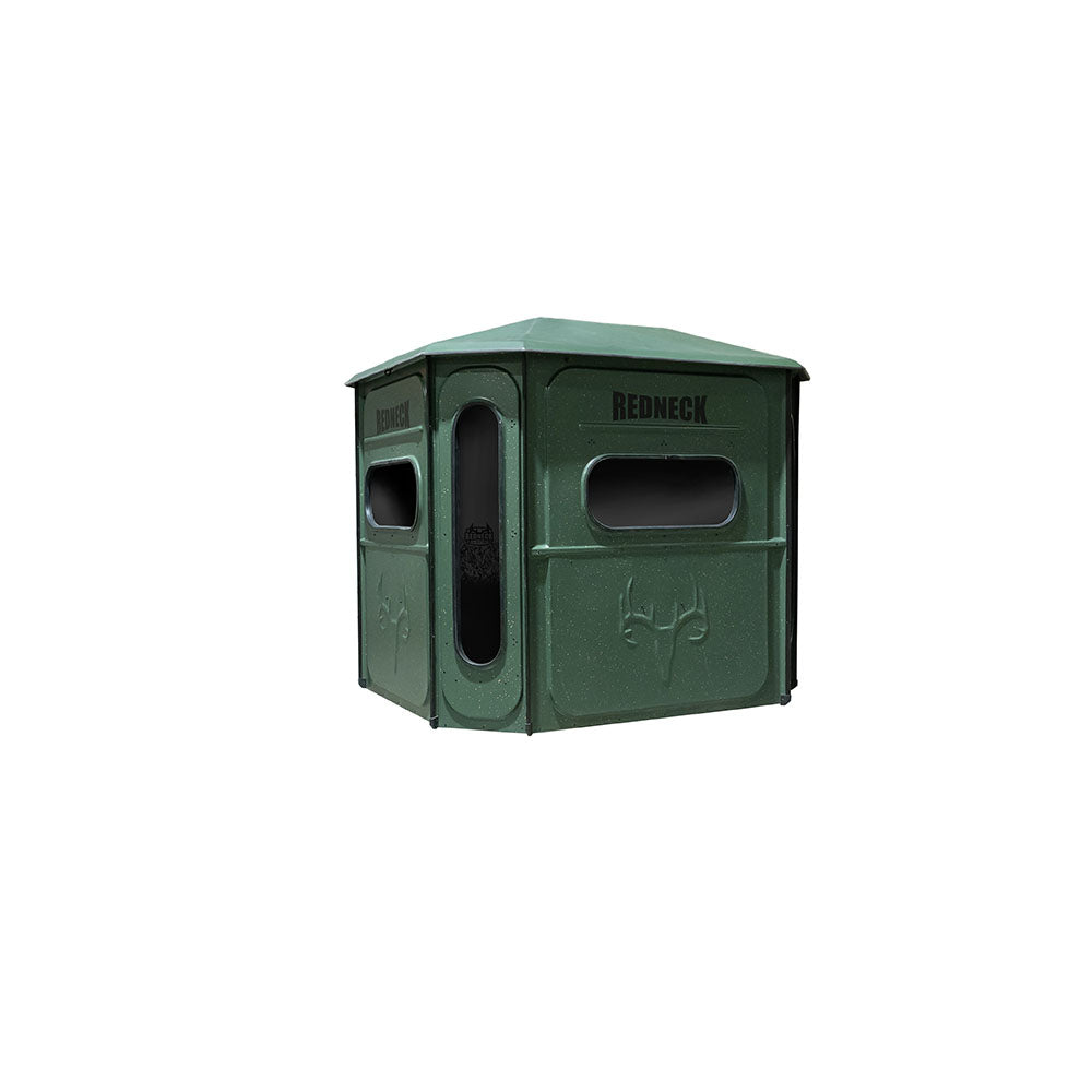 Big Country 6x7 Platinum 360 Box Blind — Green