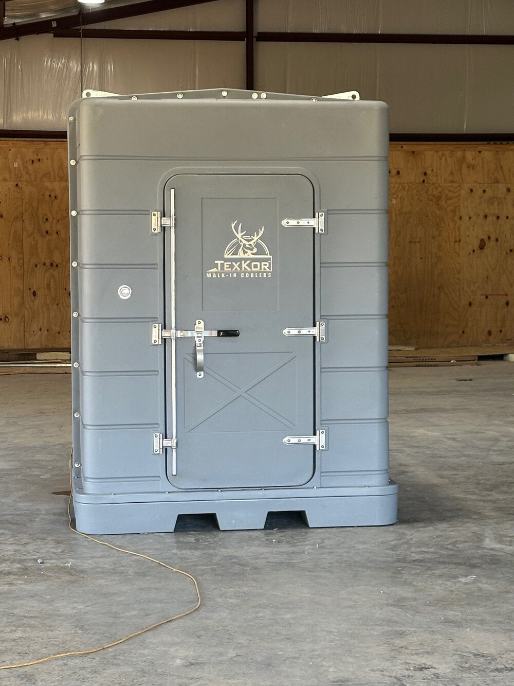 TexKor Walk-In Cooler front view with insulated door